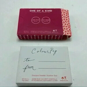 Colourpop one of a kind eye shadow going steady matte pinky promise metallic